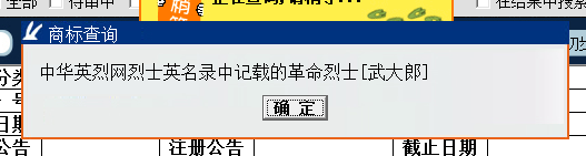 “武大郎”商標因烈士被駁回？烈士姓名禁用商標